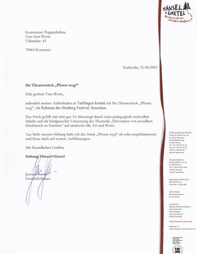 Stiftung Hänsel + Gretel