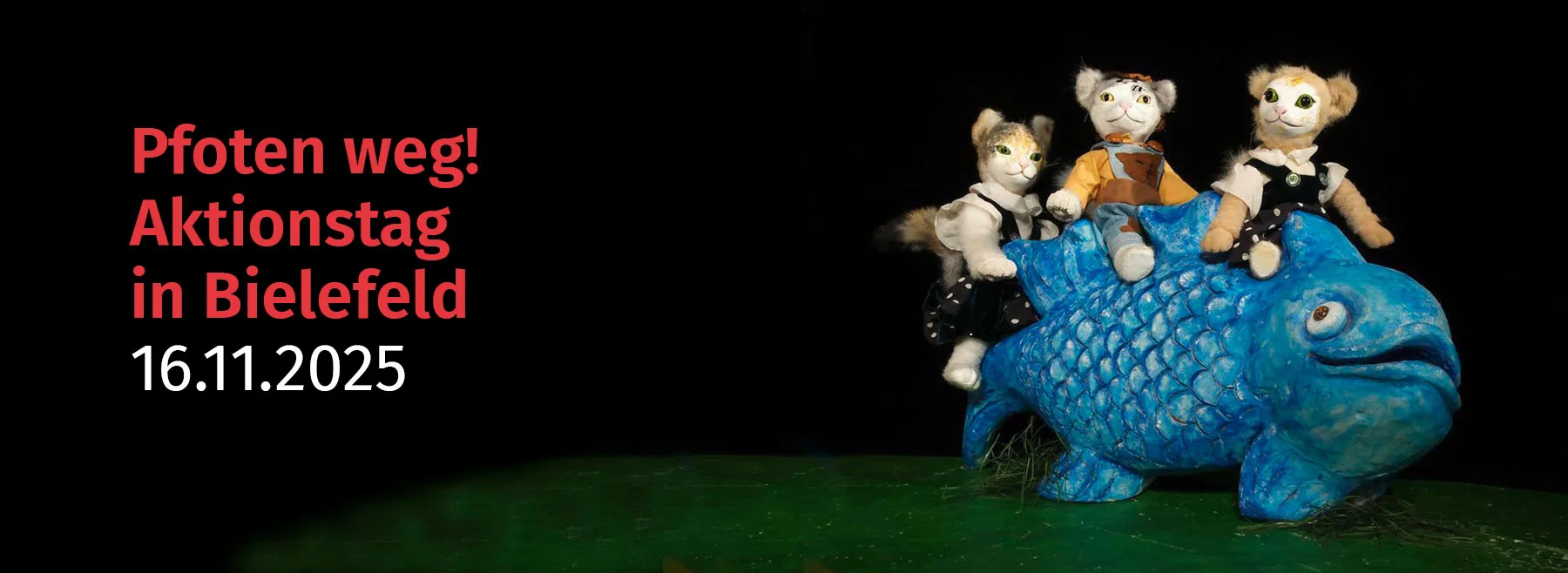 Pfoten weg! Aktionstag in Bielefeld